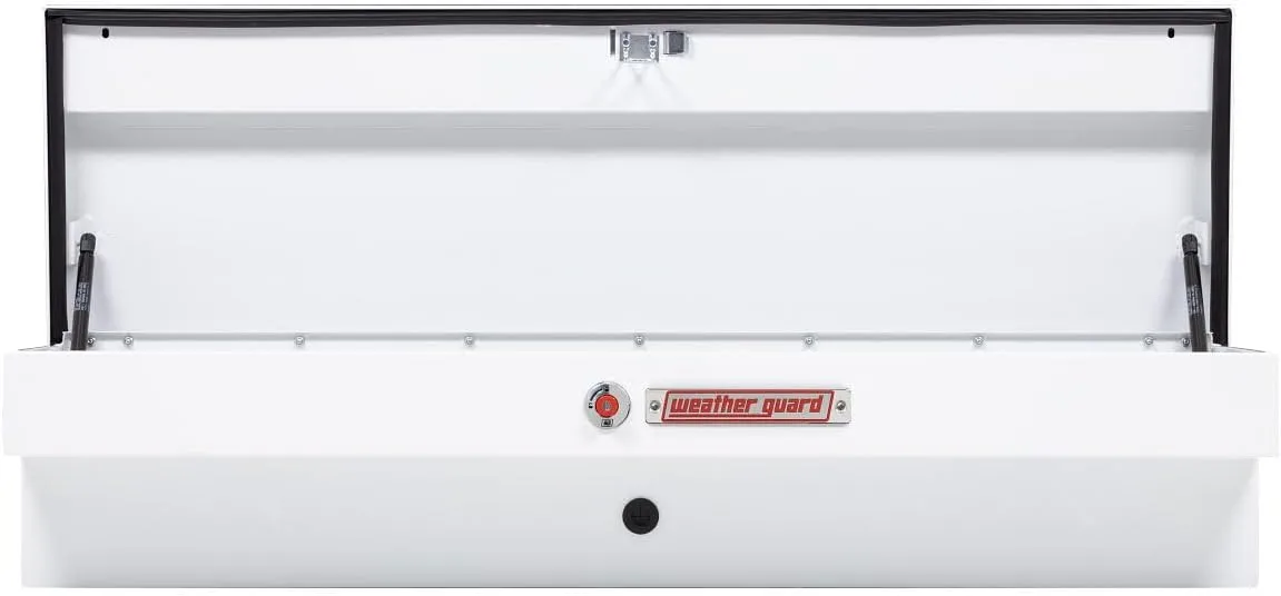 Model 175-3-04 56in Lo-Side Box, Steel, White, 4.0 cu ft