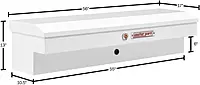 Model 175-3-04 56in Lo-Side Box, Steel, White, 4.0 cu ft