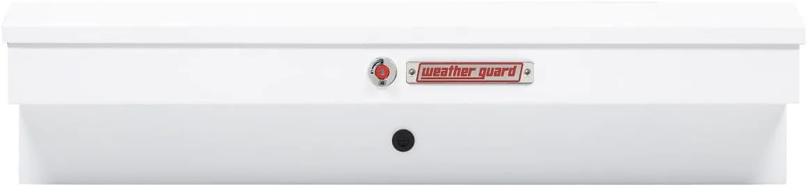 Model 175-3-04 56in Lo-Side Box, Steel, White, 4.0 cu ft