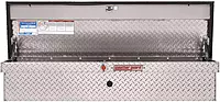 Weather Guard Model 178-0-04 56in Low Profile Lo-Side Box, Aluminum, Clear, 4.0 cu ft