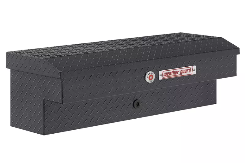 Weather Guard Model 184-6-04 41in Lo-Side Box, Aluminum, Gunmetal Gray, 3.0 cu ft