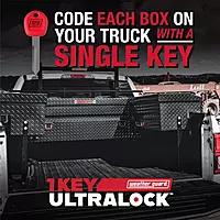 Weather Guard Model 184-6-04 41in Lo-Side Box, Aluminum, Gunmetal Gray, 3.0 cu ft