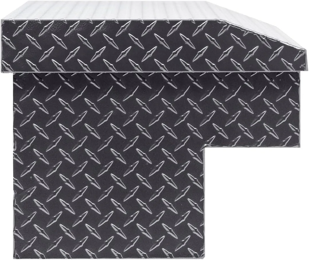 Weather Guard Model 184-6-04 41in Lo-Side Box, Aluminum, Gunmetal Gray, 3.0 cu ft