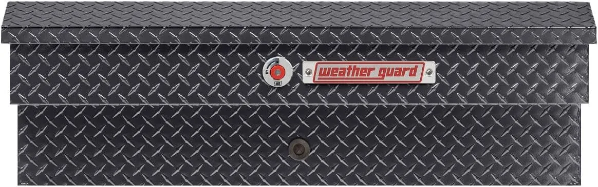 Weather Guard Model 184-6-04 41in Lo-Side Box, Aluminum, Gunmetal Gray, 3.0 cu ft