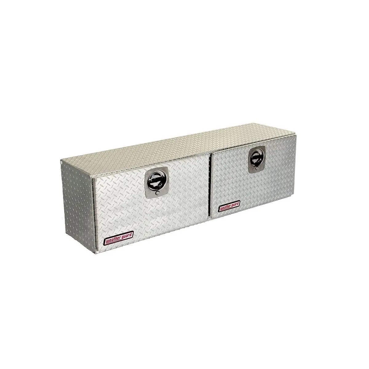 Weather Guard Model 364-0-02 Hi-Side Truck Box, Aluminum, Clear, 7.9 cu ft capacity