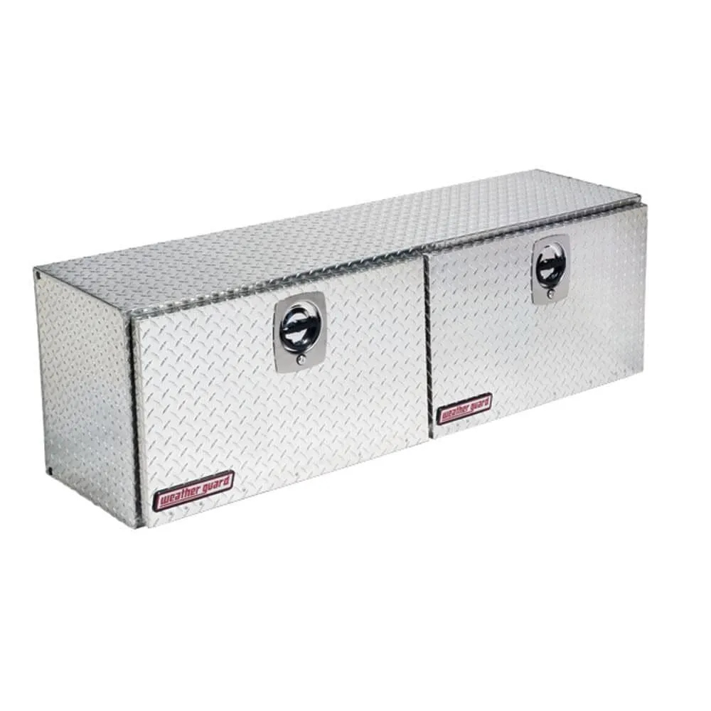 Weather Guard Model 365-0-02 Super Hi-Side Truck Box, Aluminum, Clear, 10.8 cu ft capacity