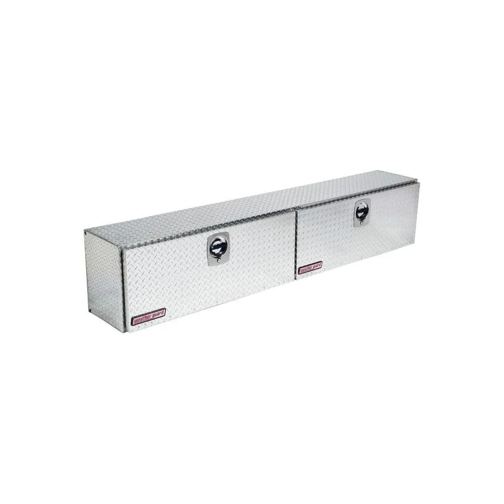 Weather Guard Model 390-0-02 Hi-Side Truck Box, Aluminum, 11.1 cu ft capacity