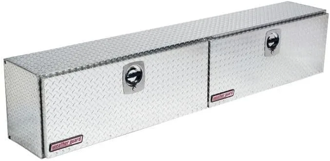 Weather Guard Model 390-0-02 Hi-Side Truck Box, Aluminum, 11.1 cu ft capacity
