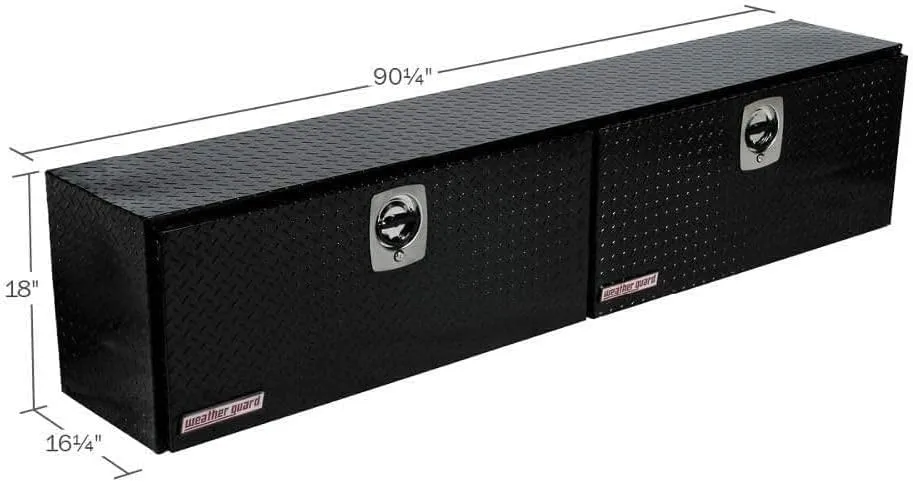 WEATHER GUARD 391502 Black Aluminum Hi Super Side Truck Box