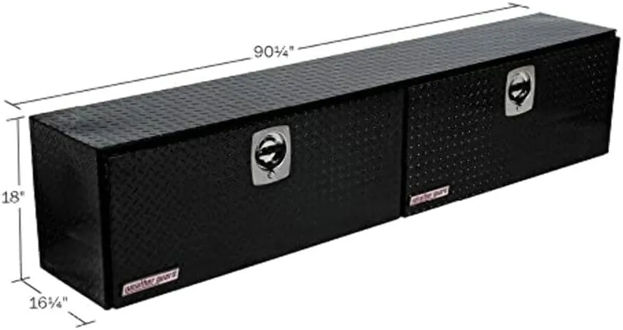 WEATHER GUARD 391502 Black Aluminum Hi Super Side Truck Box