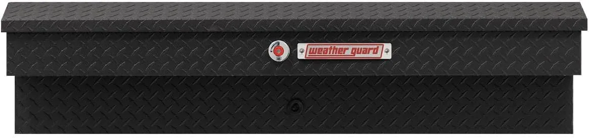 WEATHER GUARD 56in Lo-Side Aluminum Side-Mount Truck Tool Box, 4.0 cu ft