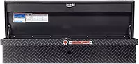 Weather Guard Model 178-6-04 56in Low Profile Lo-Side Box, Aluminum, Gunmetal Gray, 4.0 cu ft