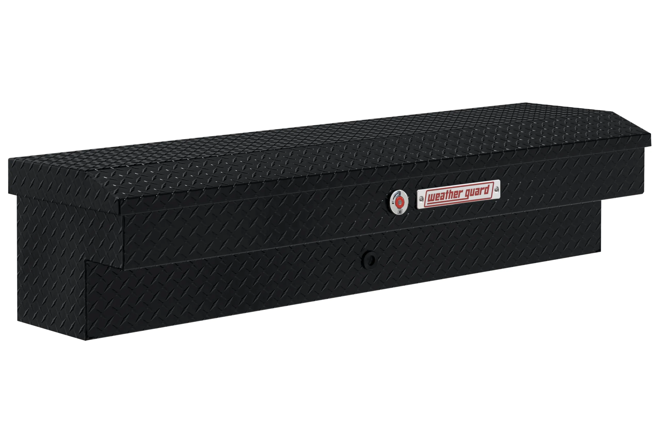 WEATHER GUARD 56in Lo-Side Aluminum Side-Mount Truck Tool Box, 4.0 cu ft