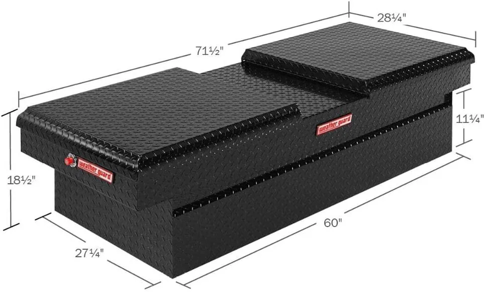 Gull Wing Wide FS LB Black Aluminum Box
