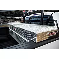 Weather Guard Crossover Truck Box, Silver, 71-1/2 in. W, 124001