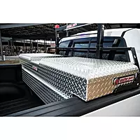 Weather Guard Crossover Truck Box, Silver, 71-1/2 in. W, 124001