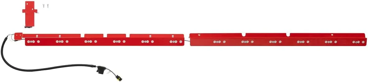 Model PS8102 Light Bar Assembly, Lo-Side Box model 164,165, Red