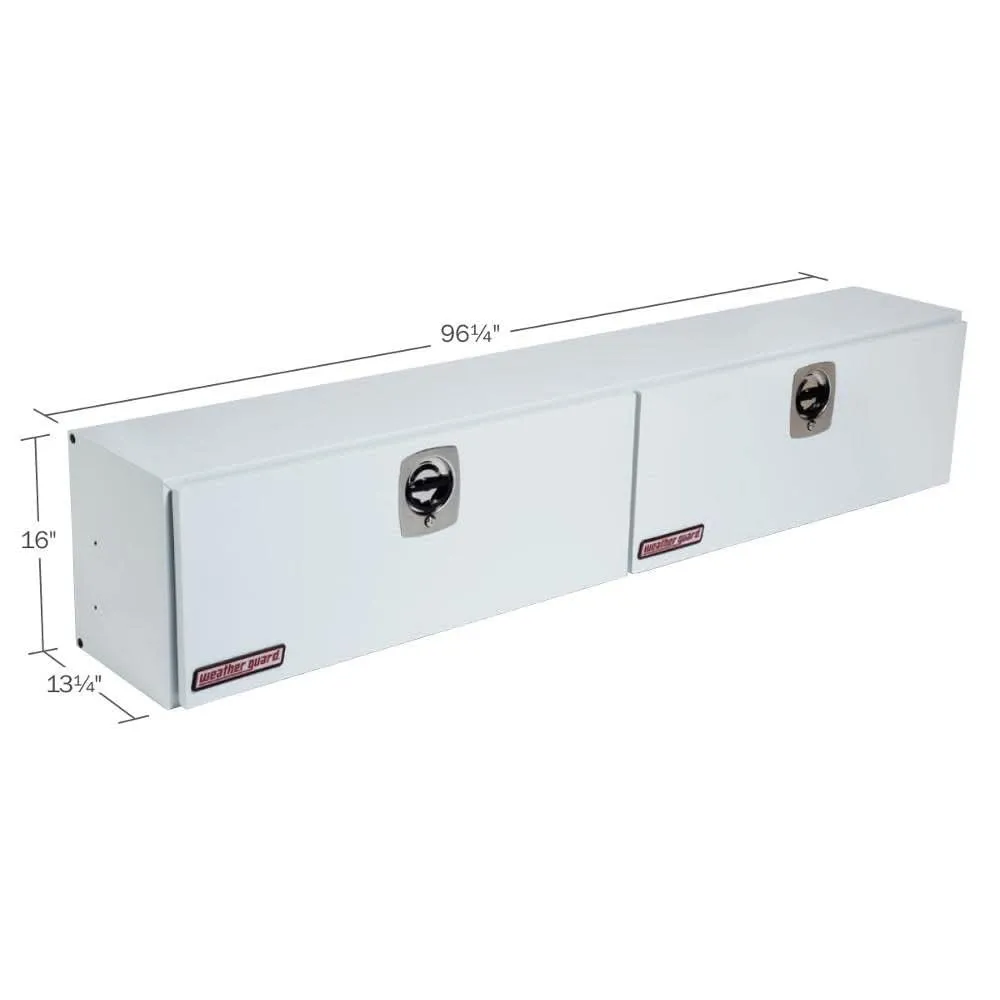 Weather Guard Topside Truck Box, White, 96-1/4 in. W (296302)