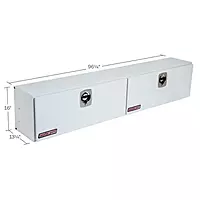 Weather Guard Topside Truck Box, White, 96-1/4 in. W (296302)