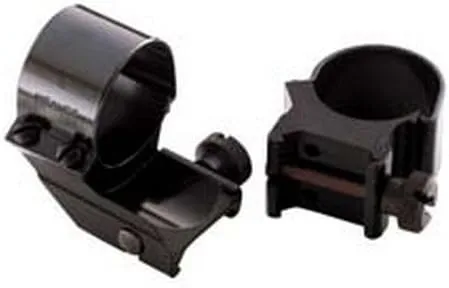 Detachable Extension Top Mount Scope Rings, 1", Dual, Matte