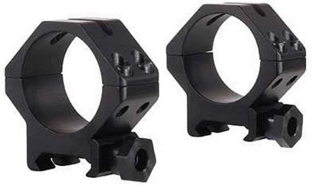 WEAVER Four Hole Skeleton Rings (30mm Medium Height), Matte Black