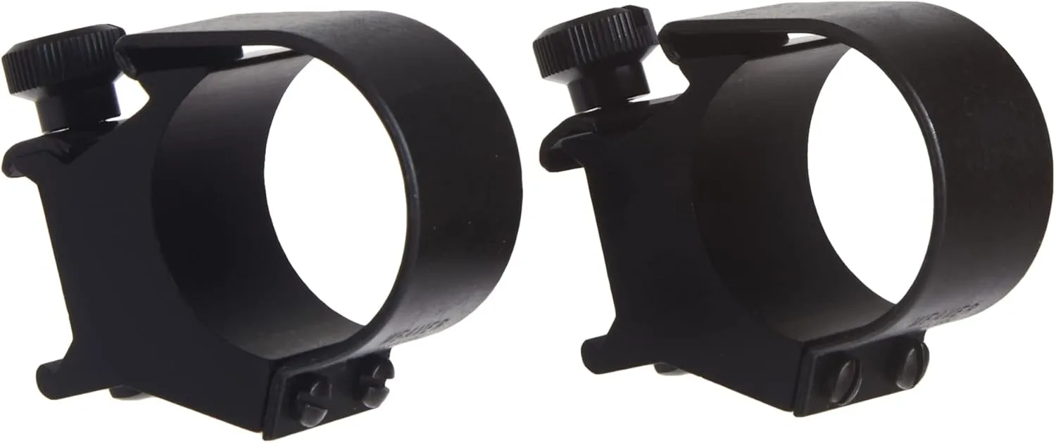 Weaver Detachable 30mm High Top Mount Rings Black