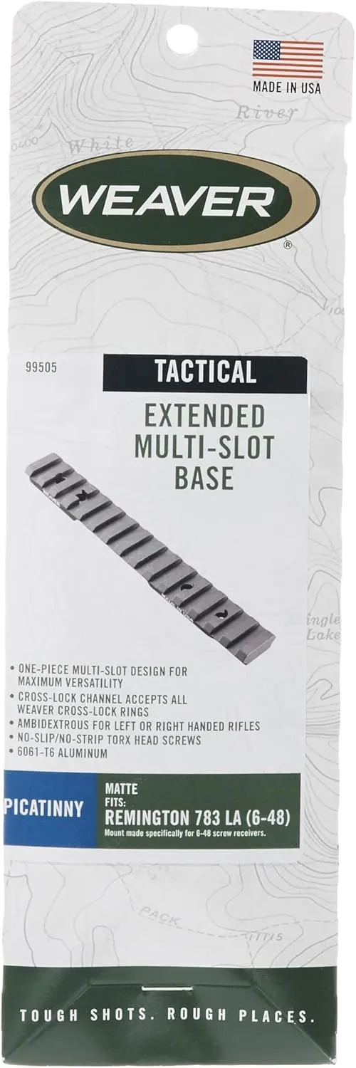 WEAVER Extended Multi Slot Base Remington 783 LA