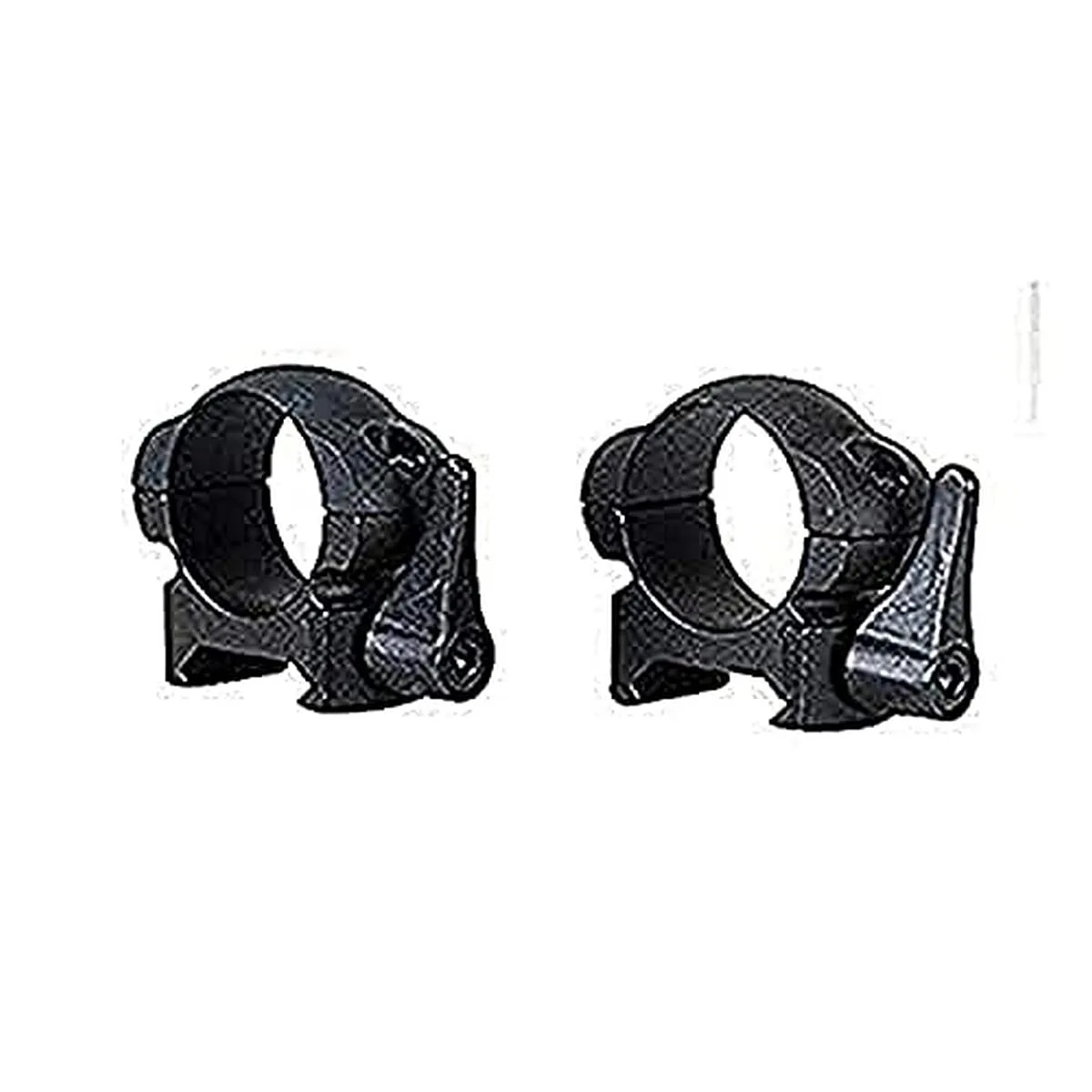 Weaver Grand Slam Lever Lok Top 1-Inch Medium Mount Rings Matte Black