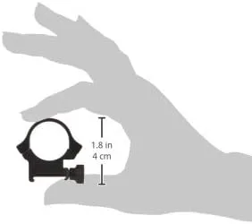WEAVER Quad Lock 1-Inch High Detachable Scope Rings