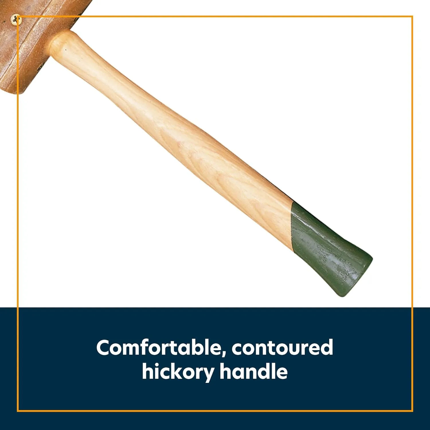 Weaver Leather Supply Rawhide Mallet, Silent Robust Water Buffalo Leather Hammer, Leathercraft Tool for Tooling