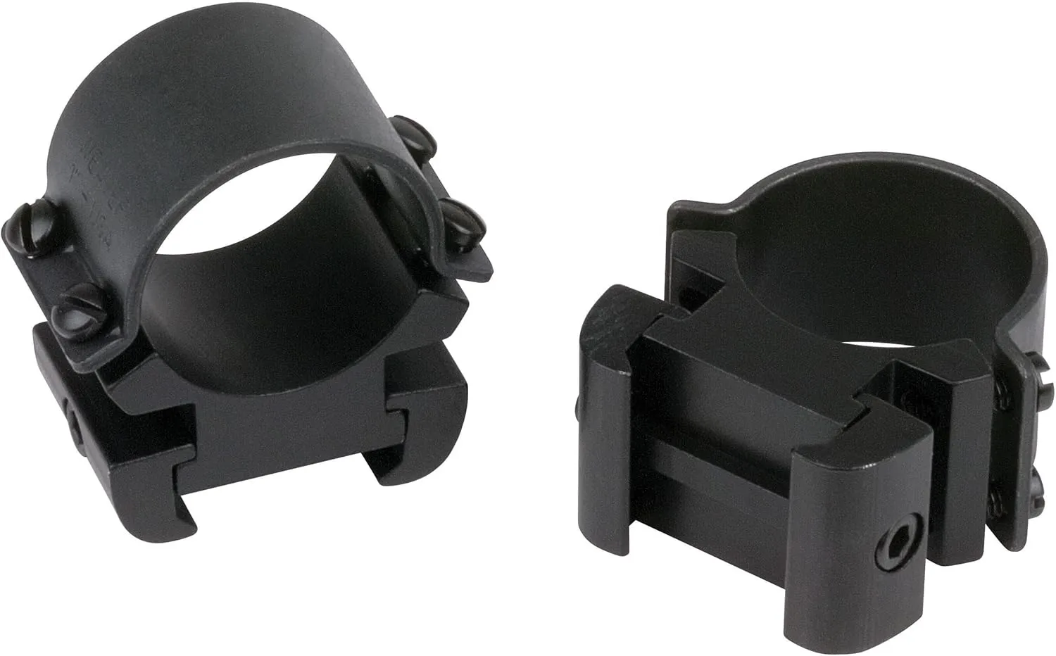 Weaver Sure Grip Windage 1-Inch High Adjustable Rings (Matte Black)