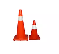 Soft Orange PVC Traffic Cone
