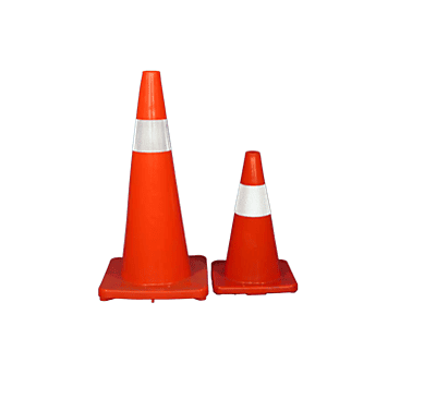 Soft Orange PVC Traffic Cone