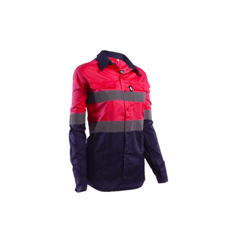 Hi-Viz Vented Workshirt Ladies