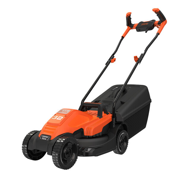Black+Decker BEMW451BH‑GB 1200 W Corded Lawn Mower with Bike-Handle