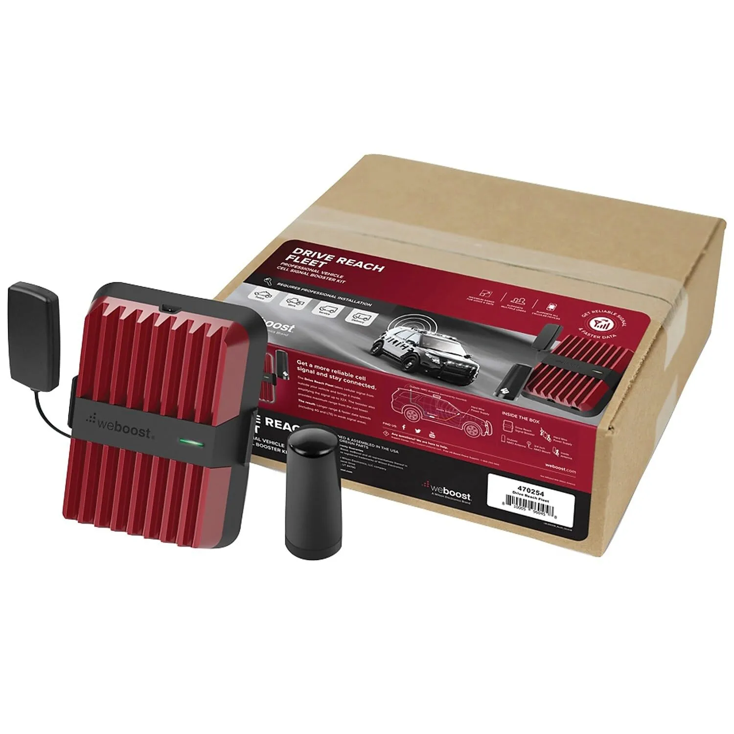 weBoost Drive Fleet Cell Phone Signal Booster for Fleet Vehicles