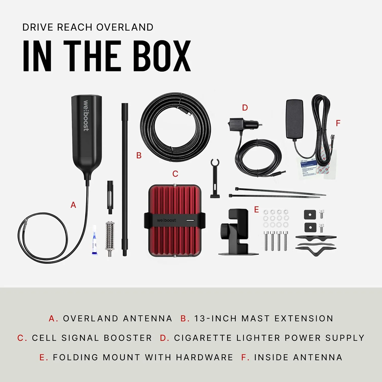weBoost Drive Reach Vehicle Cell Signal Booster