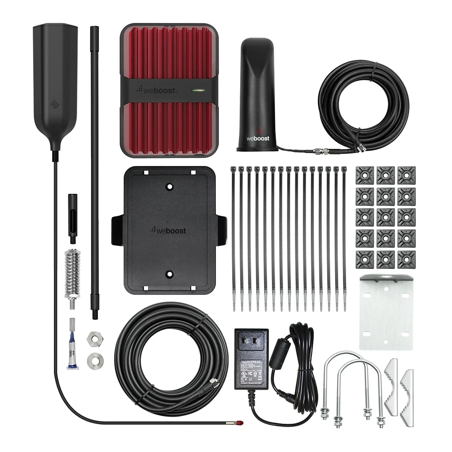 weBoost Drive Reach RV - Cell Phone Signal Booster kit | Boosts 4G LTE & 5G for All U.S. Carriers - Verizon, AT&T, T-Mobile & more | Made in the U.S. | FCC Approved (model 470354)