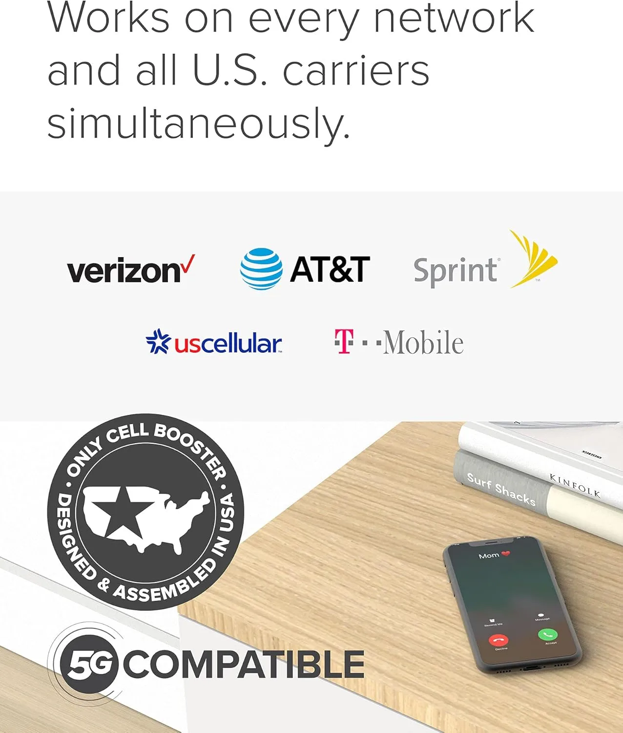 weBoost Home Multi-Carrier Cell Phone Signal Booster