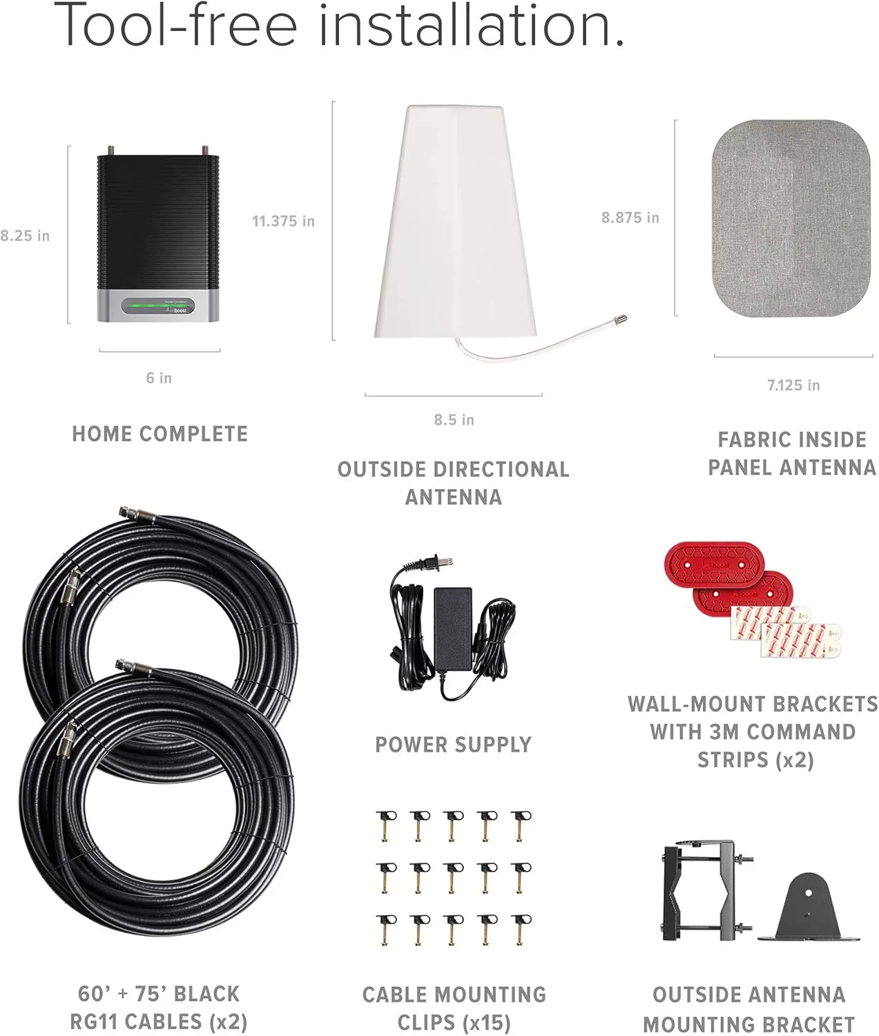 weBoost Home Multi-Carrier Cell Phone Signal Booster