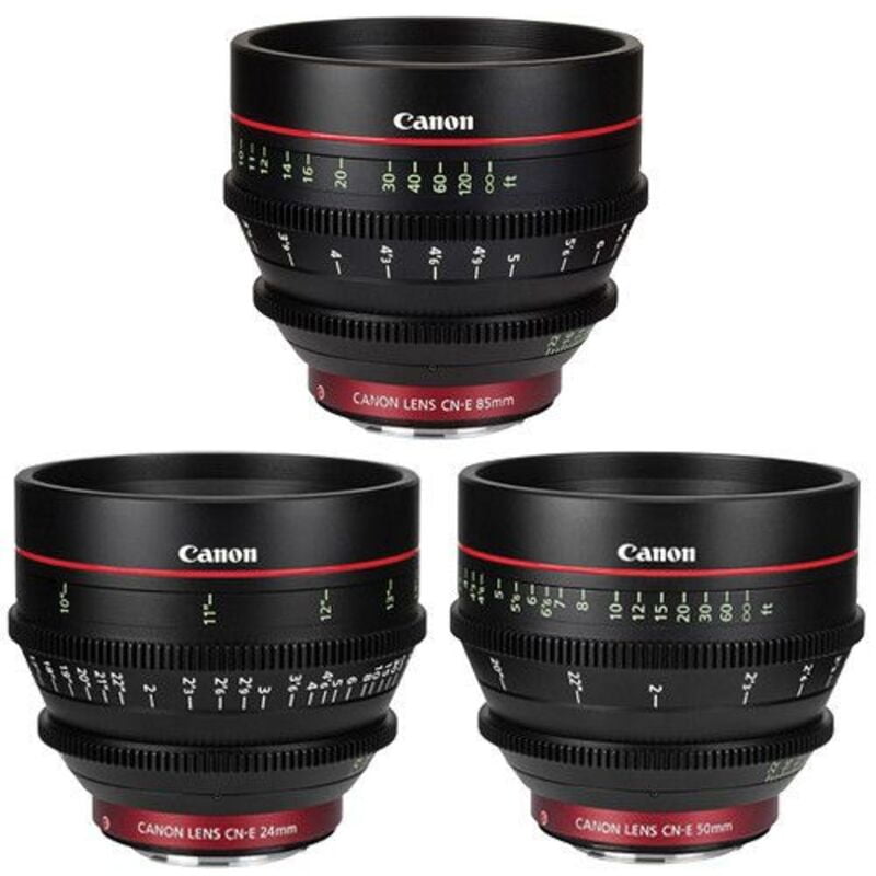 Canon CINE EF PRIMES BUNDLE CN-E 24/50/85 (M)