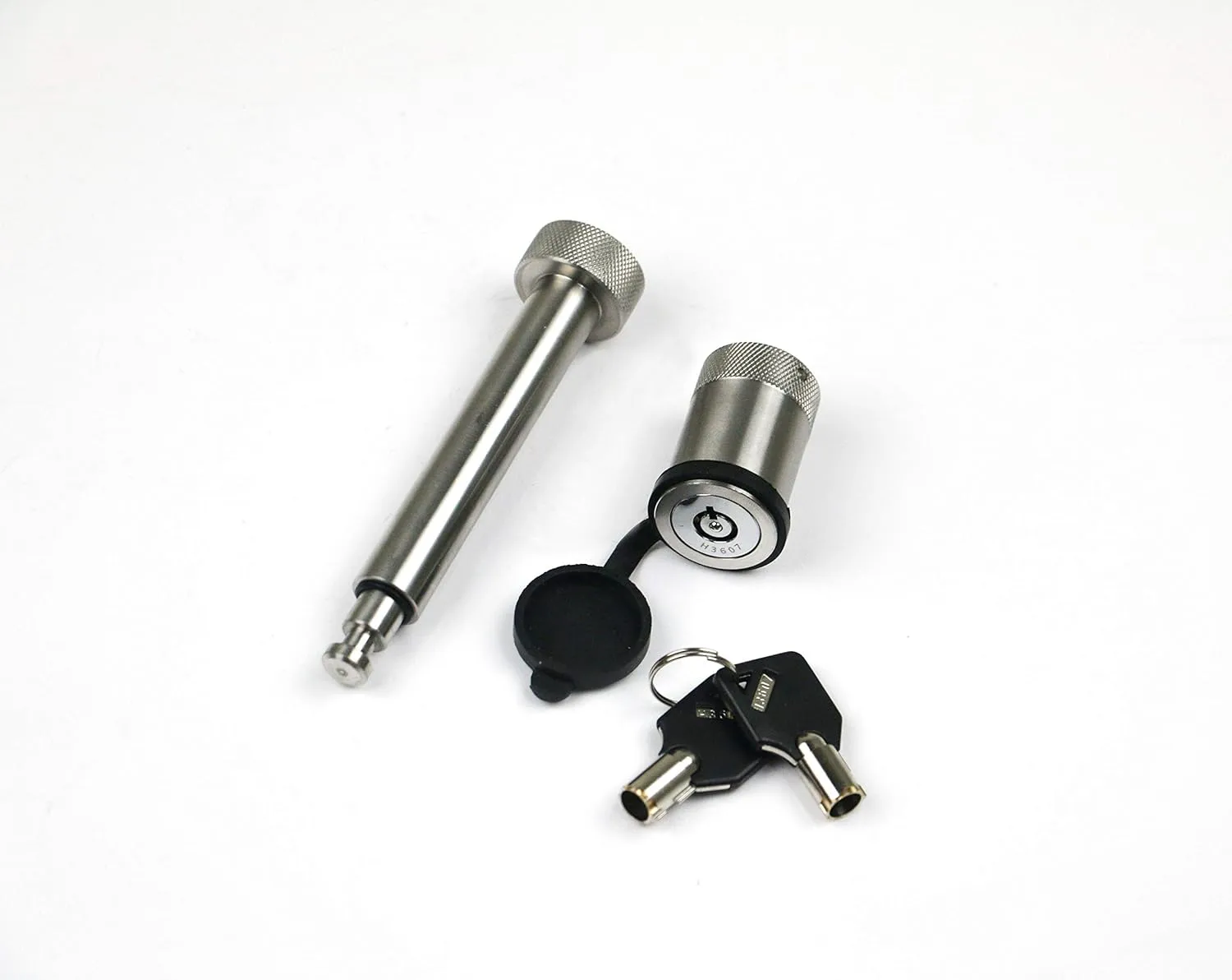 Weigh Safe WS06 - Keyed Alike Dual Pin Lock and Receiver Pin (Designed to Function with 2",2.5" & 3" Receivers). ONLY FITS 180 Hitch Ball MOUNTS, Black