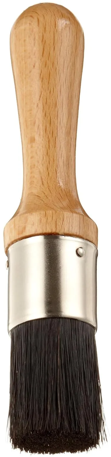 Weiler China Bristle Stencil Brush with Lacquered Wood Handle