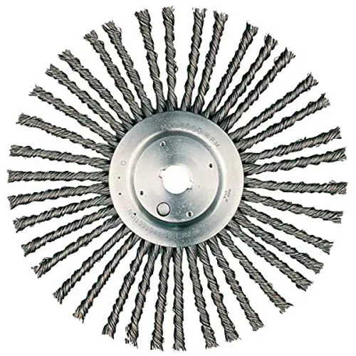 12" Cable Twist Wire Wheel .035 1" A.H.