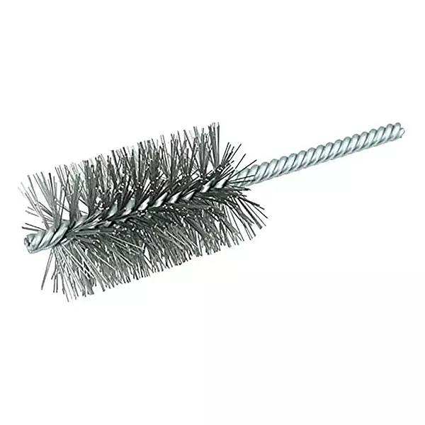 Weiler 21413 1-1/2" Power Tube Brush, .014" Stainless Steel Fill, 2-1/2" Brush Length, Made in The USA (Pack of 10)