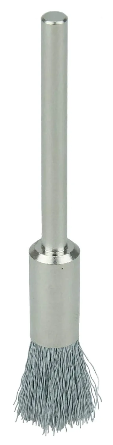 Weiler 26098 Miniature End Wire Brush, 3/16" Dia, 1/8" Stem