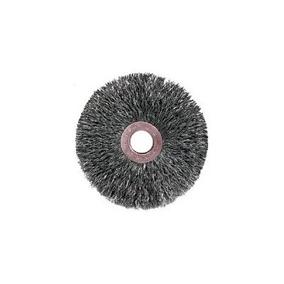 Center™ 3" Wire Fill Small Diameter Steel Wire Wheel With 1/2" - 3/8" Arbor Hole