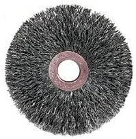 Center™ 3" Wire Fill Small Diameter Steel Wire Wheel With 1/2" - 3/8" Arbor Hole