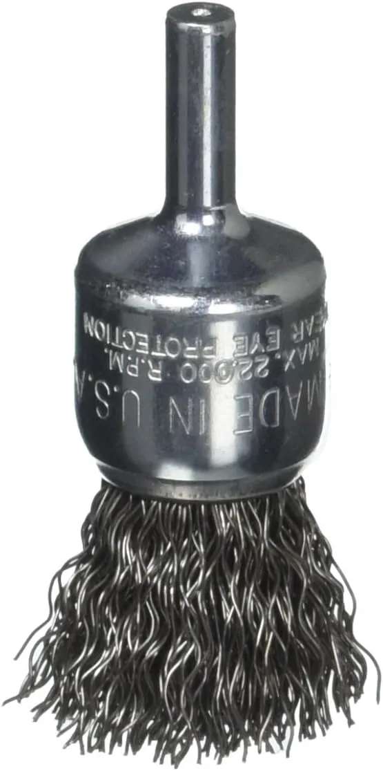 Weiler #36046 3/4 Crimp End Wheel