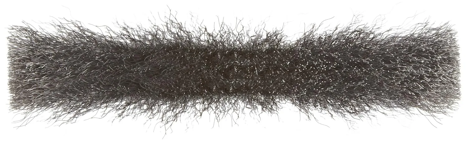 Weiler 36002 Vortec Pro 5/8"-1/2" Arbor, 6" Diameter, 0.008" Wire Size, Carbon Steel Bristles, Narrow Face